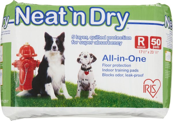 Iris neat n dry training pads best sale