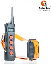 Aetertek AT-919C 1100 Yard Ultra Range Rechargeable Waterproof Auto Anti-Bark Dog Remote Training Shock Collar, Black slide 1 of 8