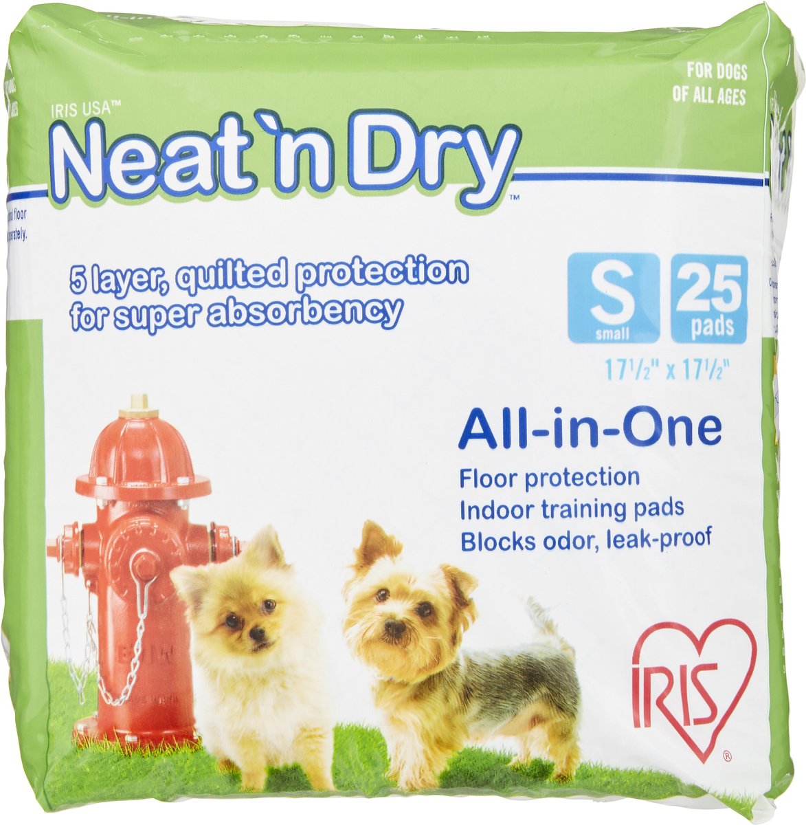 IRIS Neat n Dry Floor Protection Training Pads Small 17 1 2