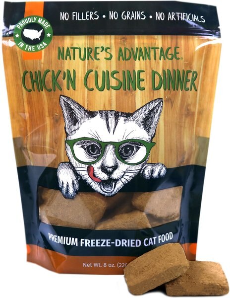 Nature's Advantage Chick'n Cuisine Dinner Cat Food, 8-oz bag slide 1 of 3