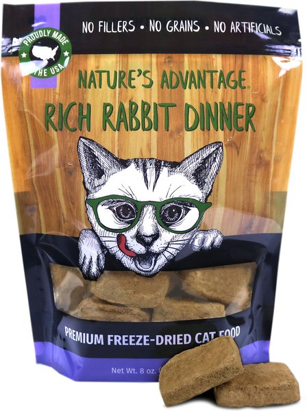 Nature's Advantage Rich Rabbit Dinner Cat Food, 8-oz bag slide 1 of 3