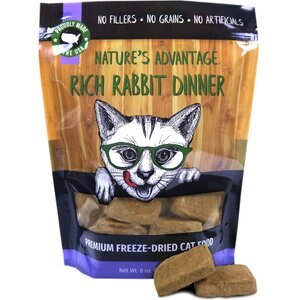 Nature's Advantage Rich Rabbit Dinner Cat Food, 8-oz bag