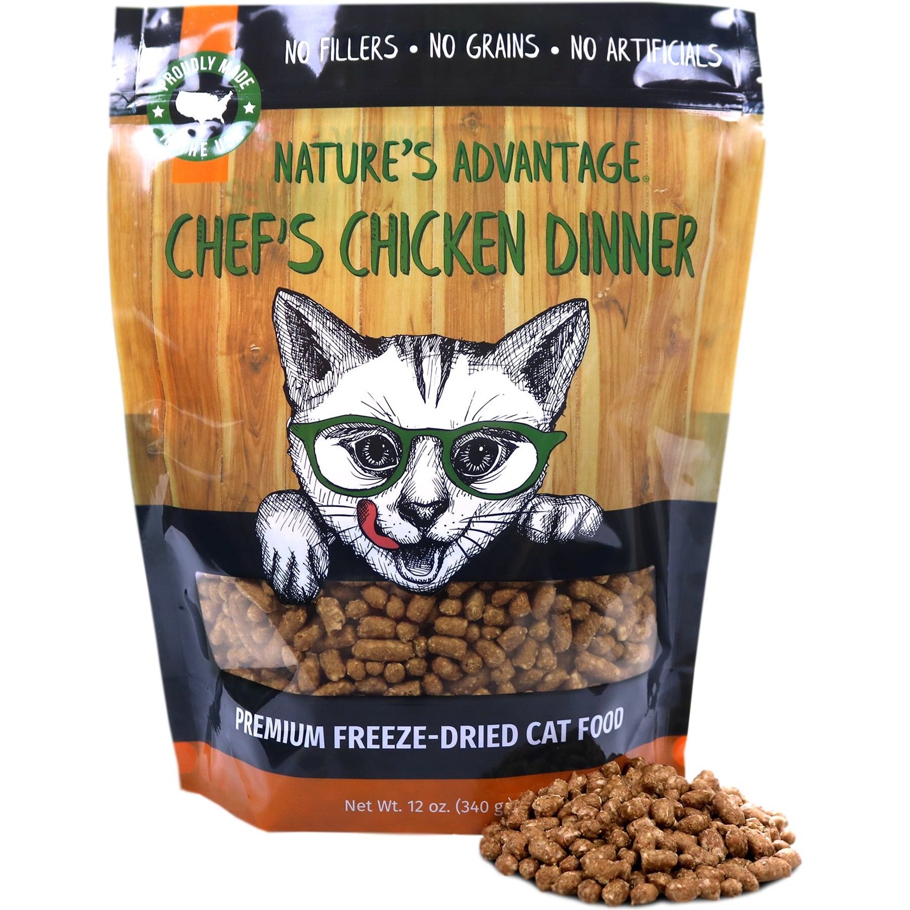 Discontinued NATURE'S ADVANTAGE Chef's Chicken Dinner Cat Food, 12oz