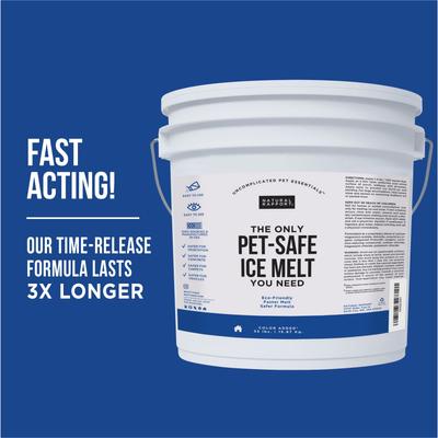 Show full view: Natural Rapport The Only Dog & Cat Pet-Safe Ice Melt, Green, 35-lb pail slide 2 of 7