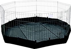 MidWest Canvas Dog Exercise Pen Base Cover Accessory, Octagonal Configuration, Black