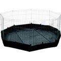MidWest Canvas Dog Exercise Pen Base Cover Accessory, Octagonal Configuration, Black