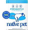 Native Pet Vet-Formulated Probiotic & Prebiotic Digestive Issues Powder Supplement for Dogs, 16.4-oz can