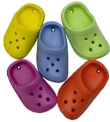 Super Bird Creations Crocs Bird Toy, 5 count