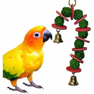 Super Bird Creations Balsa Candy Cane Bird Toy