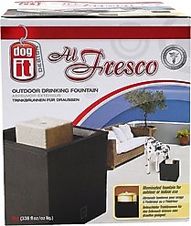 Dogit Design Alfresco Outdoor Drinking Plastic Fountain, 338-oz