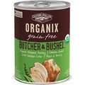 Castor & Pollux Organix Grain-Free Butcher & Bushel Organic Chopped Turkey & Chicken Dinner Adult Canned Dog Food, 12.7-oz, case of 12