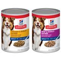 Hill's Science Diet 7+ Chicken & Barley Entrée + Beef & Barley Entree Canned Dog Food