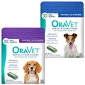 OraVet Hygiene for Small Dogs + Dental Chews for Medium Dogs