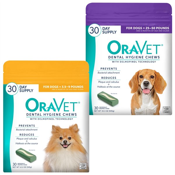 OraVet Hygiene for X-Small Dogs + Dental Chews for Medium Dogs slide 1 of 9