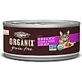 Castor & Pollux Organix Grain-Free Organic Chicken & Chicken Liver Recipe All Life Stages Canned Cat Food, 3-oz, case of 24