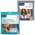 Virbac C.E.T. HEXtra for Large Dogs + VeggieDent Fr3sh Dental Chews for Large Dogs