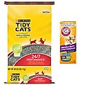 Tidy Cats 24/7 Performance Scented Cat Litter + Arm & Hammer Litter Baking Soda Cat Litter Deodorizer