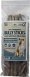 Pet's Choice Naturals Bully Sticks 12" Dog Treats, 6 count