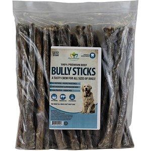 Pet's Choice Naturals Bully Sticks 12" Dog Treats, 25 count