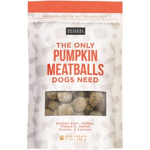 Natural Rapport The Only Pumpkin Meatballs Dog Freeze Treats, 7-oz bag