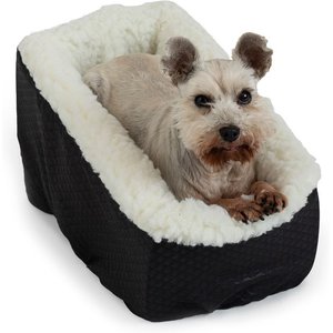 Snoozer Pet Products Console Lookout Dog Car Seat, Black Diamond, Small