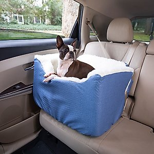 Snoozer Pet Products Lookout 1 Dog Car Seat, Denim Diamond, Small