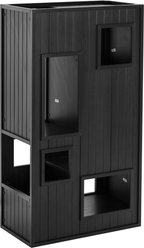 New Age Pet ECOFLEX Indoor Kitty Kase Play Structure Cat Tower, Espresso