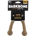 Pet Qwerks Wish BarkBone Chew Dog Toy, Brown, Medium
