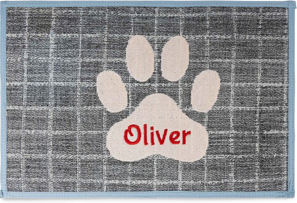 GoTags Paw Personalized Dog & Cat Feeding Mat slide 1 of 6