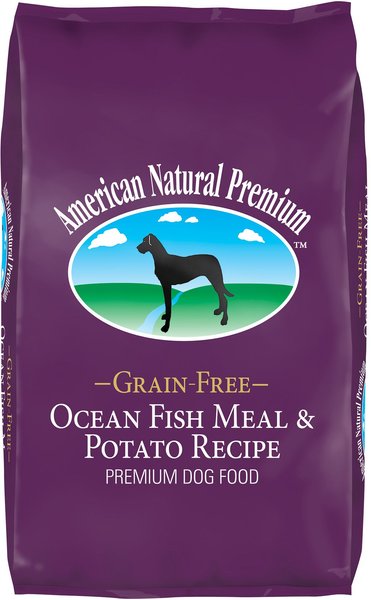 American Natural Premium Grain-Free Ocean Fish Meal & Potato Recipe Dry Dog Food, 26-lb bag slide 1 of 5