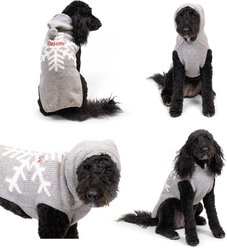 GoTags Snowflake Wool Personalized Dog Sweater, Large slide 2 of 6