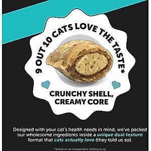 PetHonesty Dual Texture Calming Chews Supplement for Cats, 3.7-oz bag