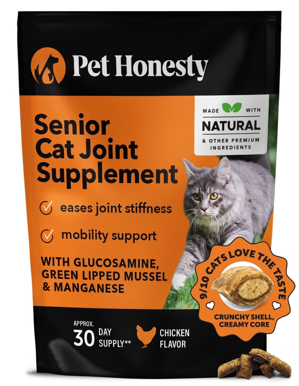 PETHONESTY Dual Texture Hip & Joint Chews Supplement for Cats Customer ...