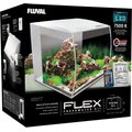 Fluval Flex Aquarium Kit, White, 15-gal