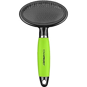 ConairPROPET Slicker Dog Grooming Brush, Green, Large