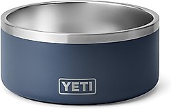 YETI Boomer Dog Bowl, Navy, 8-cup slide 1 of 6