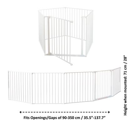 Show full view: Scandinavian Pet 28-in Flex Configurable Dog Gate, White, XX-Large slide 3 of 8
