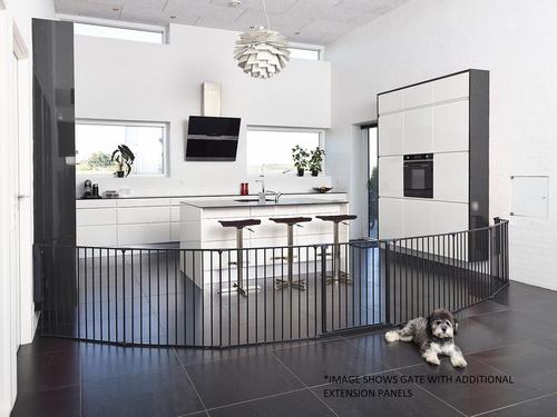 Show full view: Scandinavian Pet 28-in Flex Configurable Dog Gate, Black, XX-Large slide 5 of 8