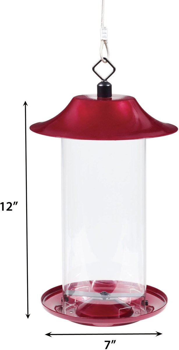 NORTH STATES Crimson Dual Seed Bird Feeder, Red - Chewy.com