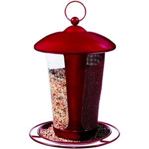 NORTH STATES Crimson Single Tube Bird Feeder, Red - Chewy.com