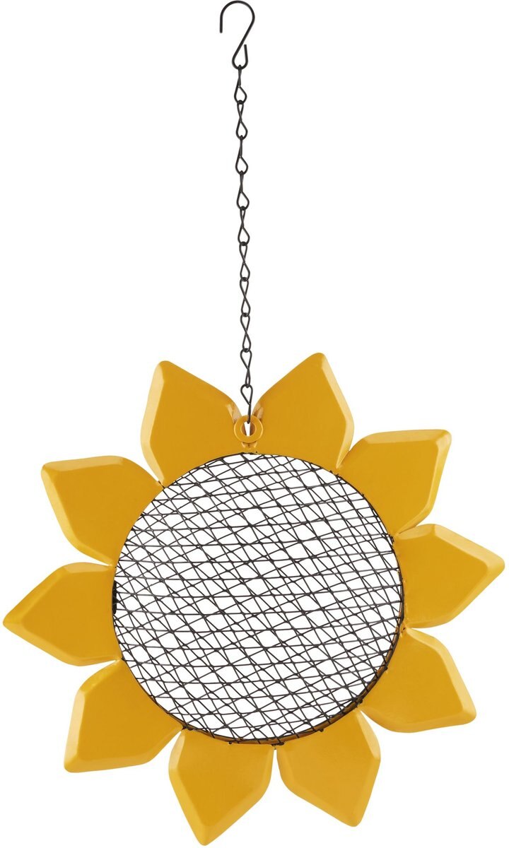 NORTH STATES Sunflower Suet Bird Feeder, Yellow