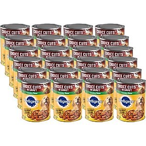 Pedigree Choice Cuts in Gravy Country Stew Adult Canned Wet Dog Food, 13.2-oz can, case of 24