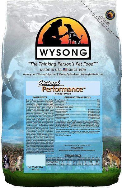 Wysong Optimal Performance Dry Dog Food, 5-lb bag slide 1 of 5
