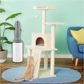 Frisco 52-in Cat Tree & Condo + Cat & Dog Hair Remover Lint Roller, 60 sheets