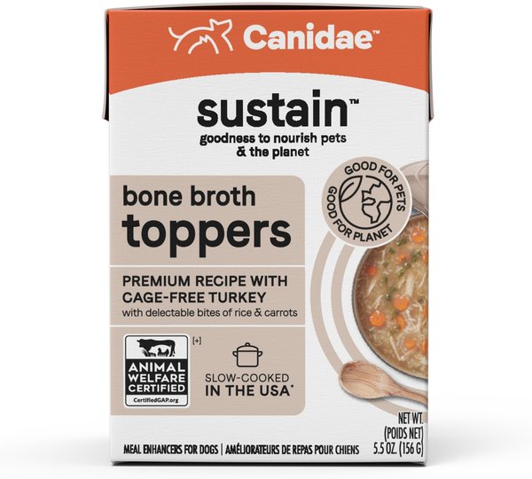 Solid Gold Turkey Bone Broth Dog Food Topper, 8oz.