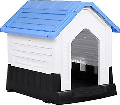 Magshion Outdoor Waterproof Plastic Dog Puppy HO, Blue, Medium