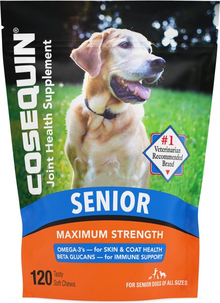Nutramax Cosequin Soft Chew Immune & Joint Supplement for Senior Dogs, 120 count slide 1 of 4