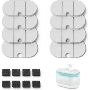 Petlibro Stainless Steel Dog & Cat Water Fountain Replacement Filters, 8 count