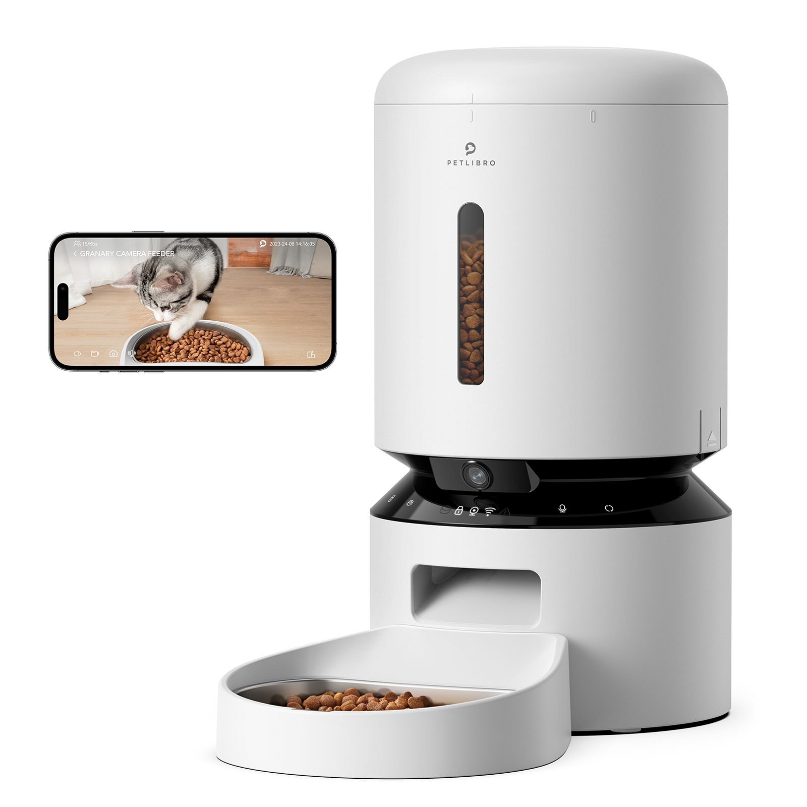 PETLIBRO Granary WIFI Automatic Cat & Dog Feeder with Camera & 3 Pet