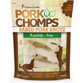 Premium Pork Chomps Baked Knotz Dog Treats, 6 - 7 in, 8 count